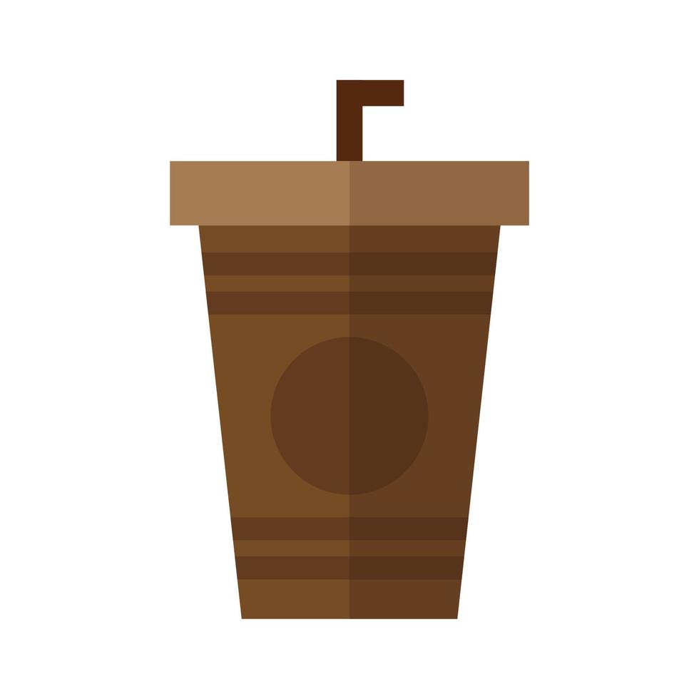 Kaffee trinken flache Abbildung vektor