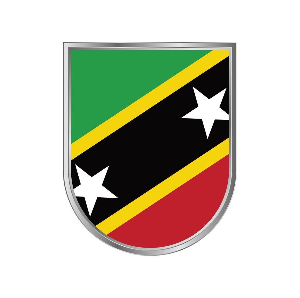 saint kitts och nevis flagga vektor