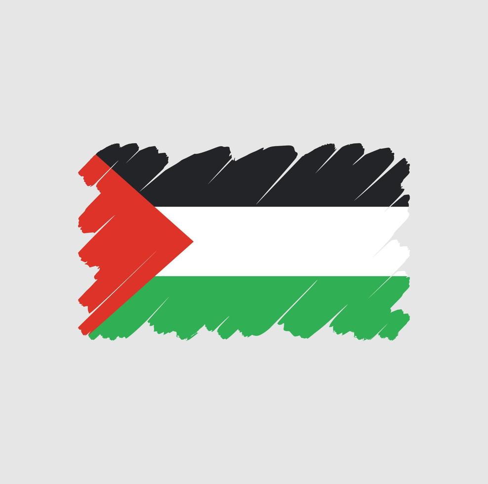 Palestina eller Gaza flagga symbol tecken gratis vektor