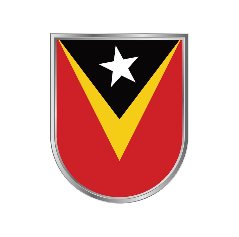 timor leste flagga vektor