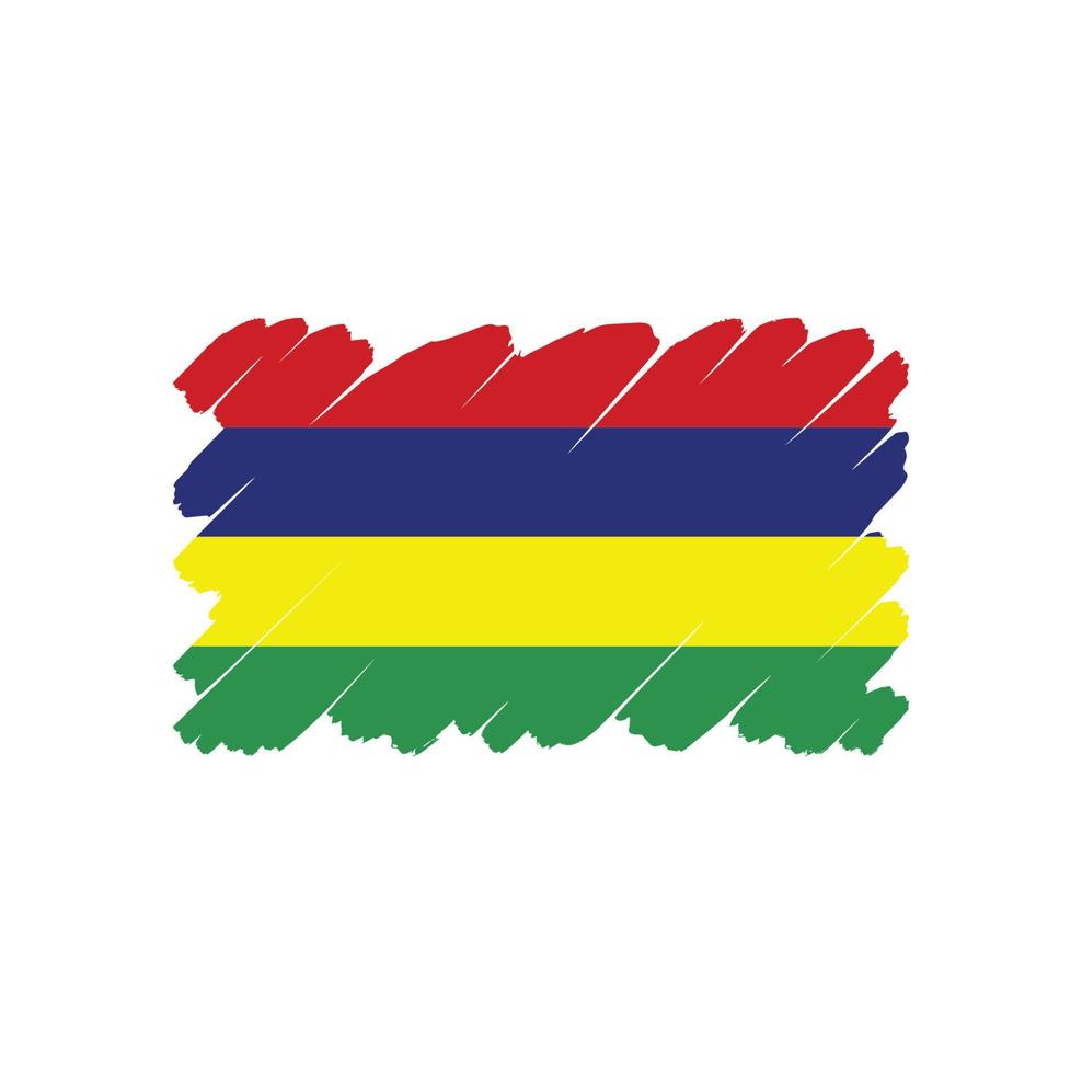 mauritius flagge vektor