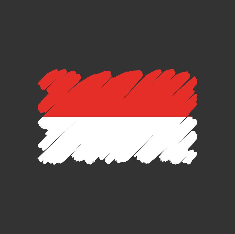 indonesien flagge vektor