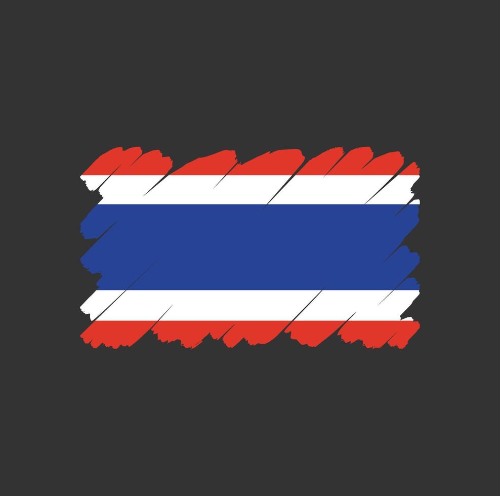 thailand flagge vektor