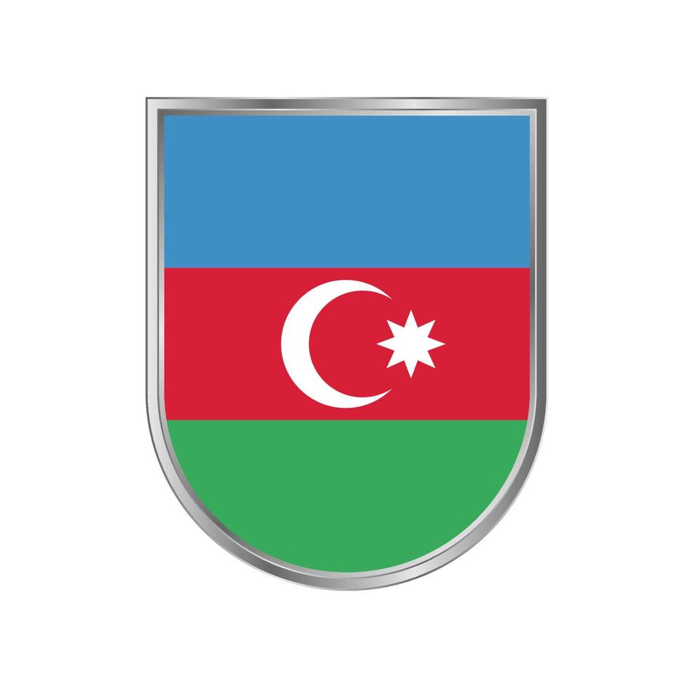 aserbaidschan flagge vektor