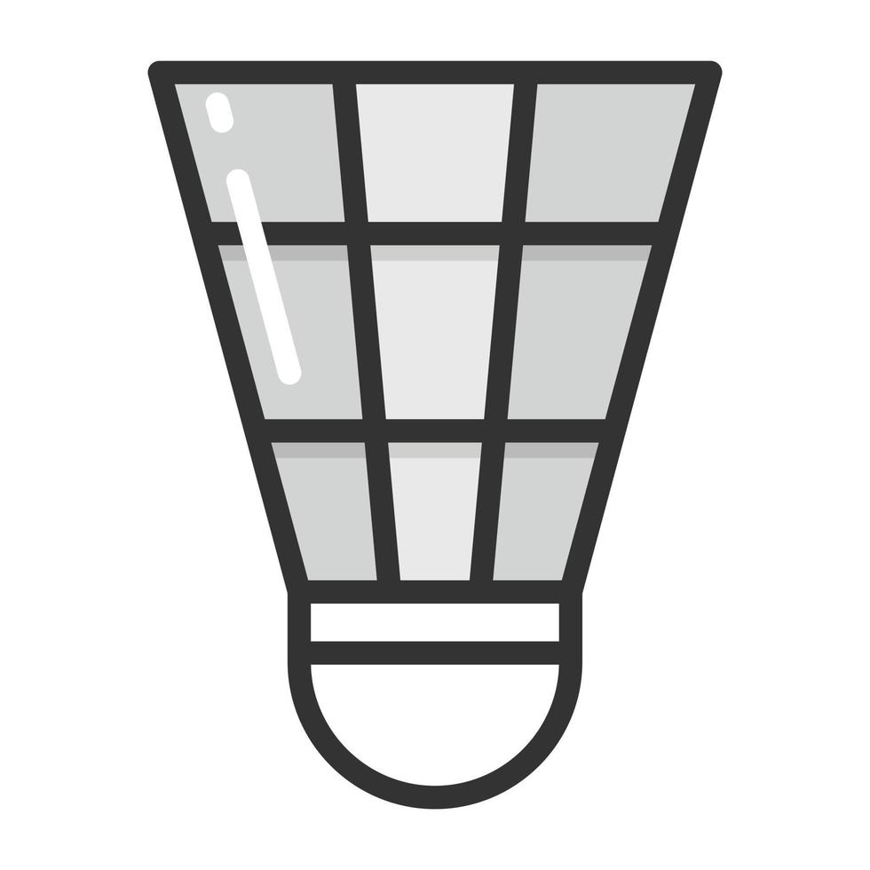 trendige Badminton-Konzepte vektor