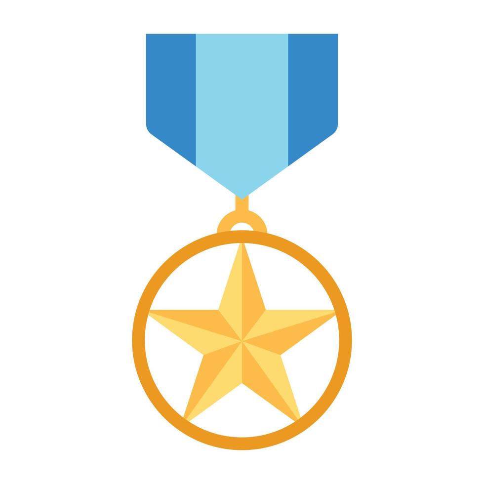 militära medalj koncept vektor