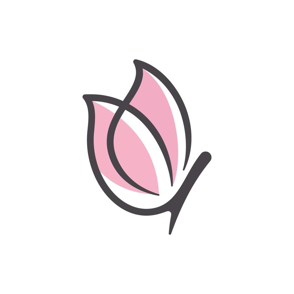 Schmetterling Logo Vektor Icon Illustration