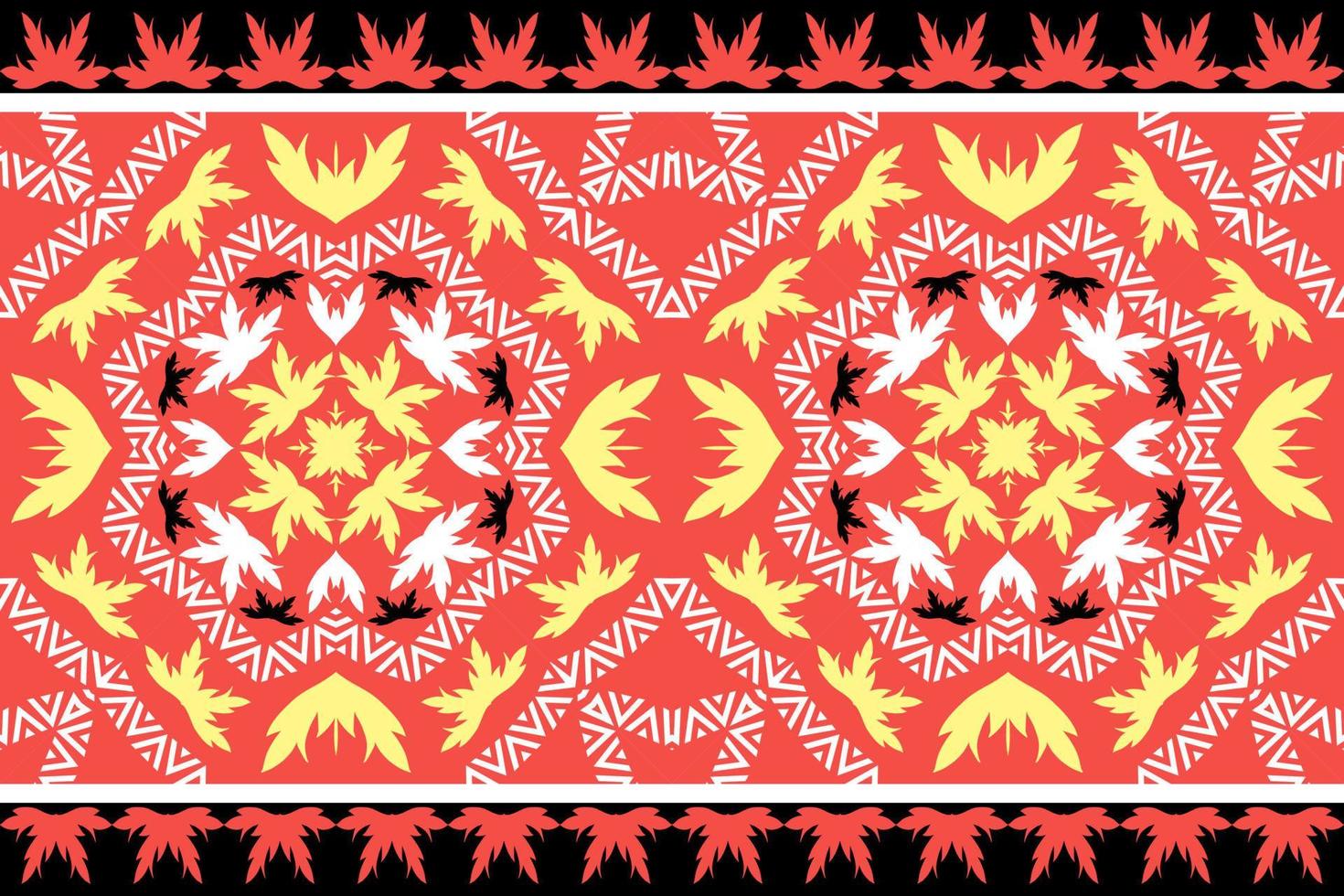 geometriska etniska orientaliska traditionella pattern.figure tribal broderi style.design för tapeter, kläder, inslagning, tyg, vektorillustration. vektor