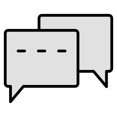 Konversation Icon Design vektor