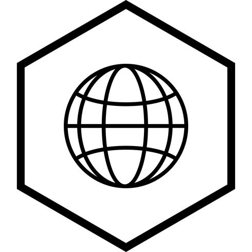 Globe Icon Design vektor