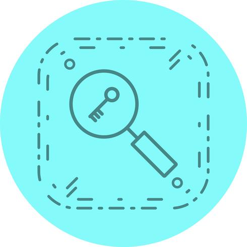 Suchwort-Icon-Design vektor