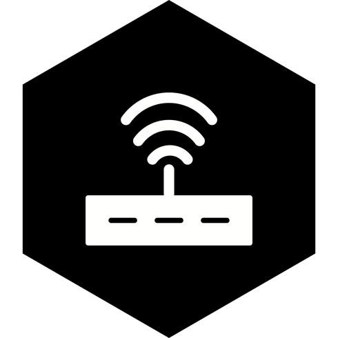 Router-Icon-Design vektor