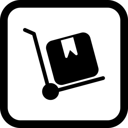 Trolley-Icon-Design vektor