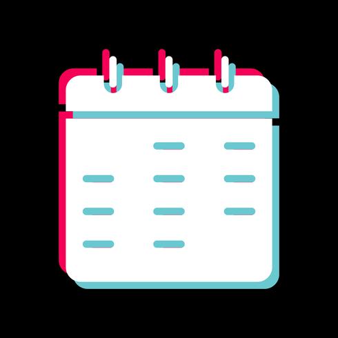 Kalender Icon Design vektor