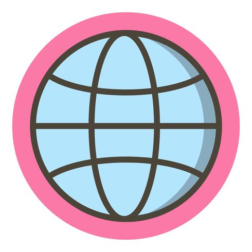 Globe Icon Design vektor