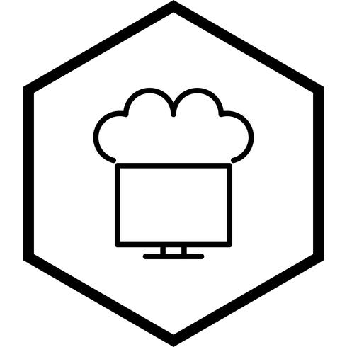 Ansluten till Cloud Icon Design vektor