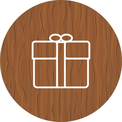 Geschenk-Icon-Design vektor