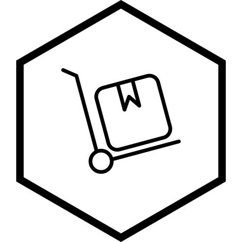 Trolley-Icon-Design vektor