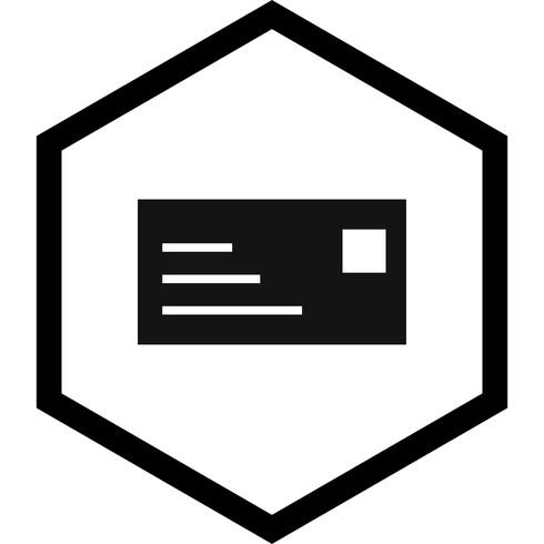 ID-kort Icon Design vektor