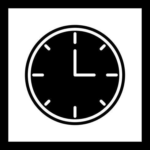 Uhr-Icon-Design vektor