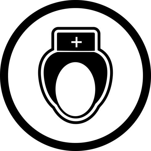 Sjuksköterska Icon Design vektor