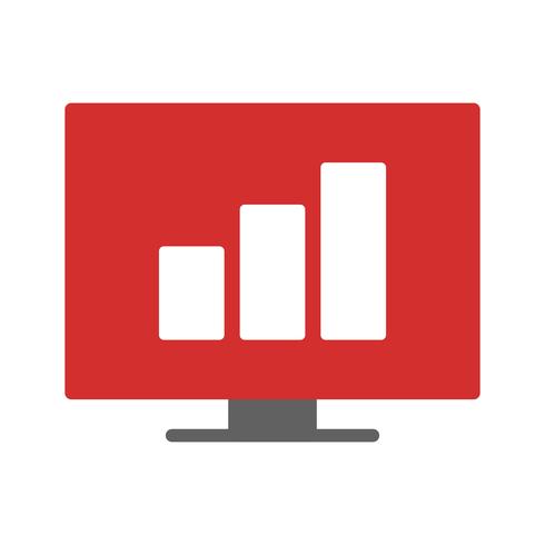 Statistik Icon Design vektor