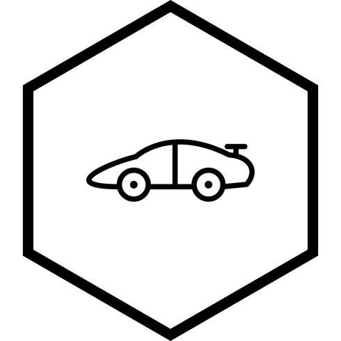 Sportwagen-Icon-Design vektor