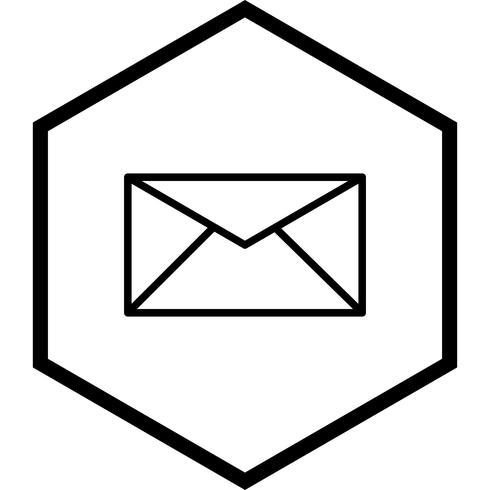 Inkorgen Icon Design vektor