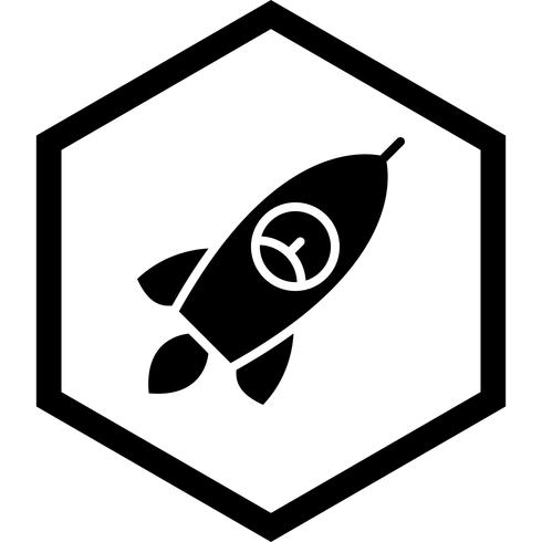 Raketen-Icon-Design vektor