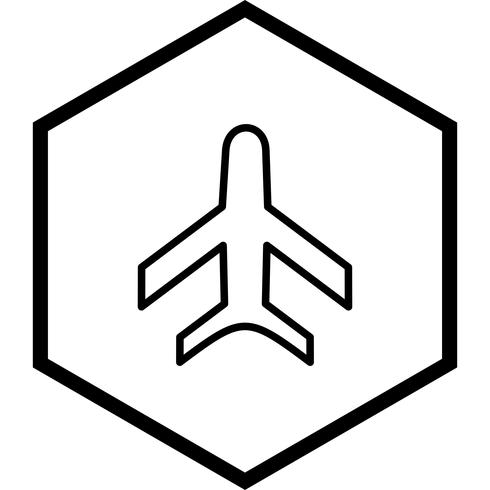 Flugzeug-Icon-Design vektor