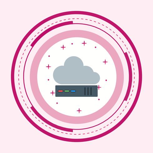 Cloud-Icon-Design vektor