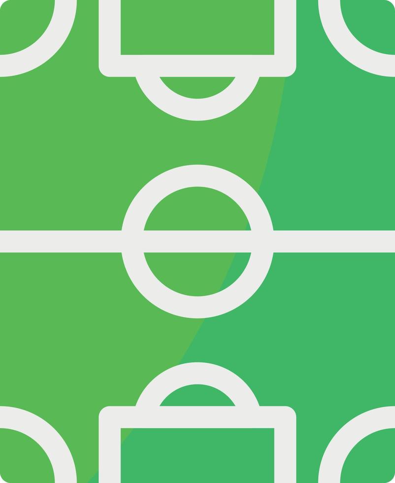 einfaches Fußballfeld-Vektorsymbol, bearbeitbar, 48 Pixel vektor