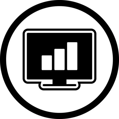 Statistik Icon Design vektor