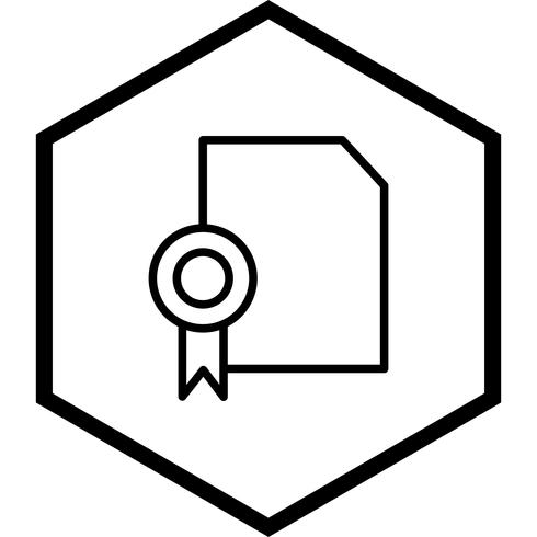 Diplom Icon Design vektor