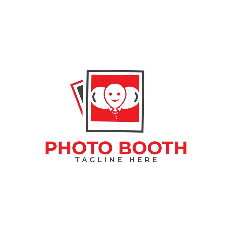 Fotokabinen-Fotografie-Logo-Vorlage kostenloser Vektor