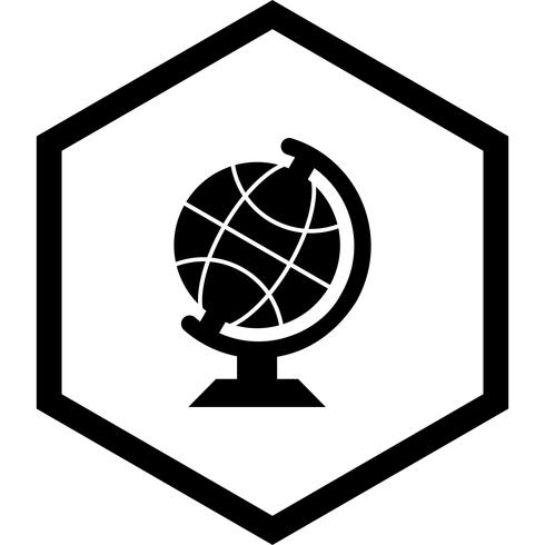 Globe icon design vektor