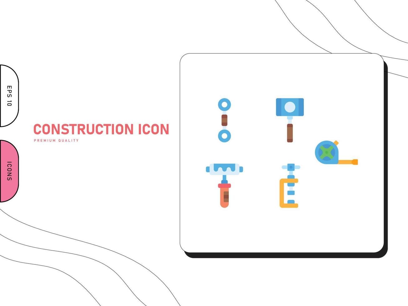 Bau Icon Pack kostenloser Vektor