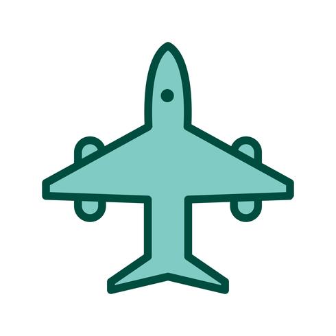 Flugzeug-Icon-Design vektor