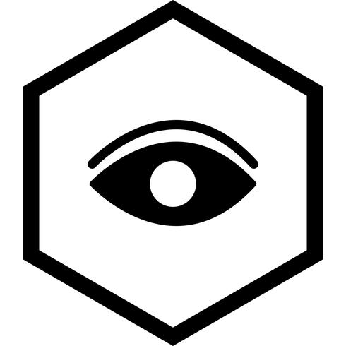 Augensymbol Design vektor