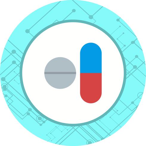 Arzneimittel-Icon-Design vektor