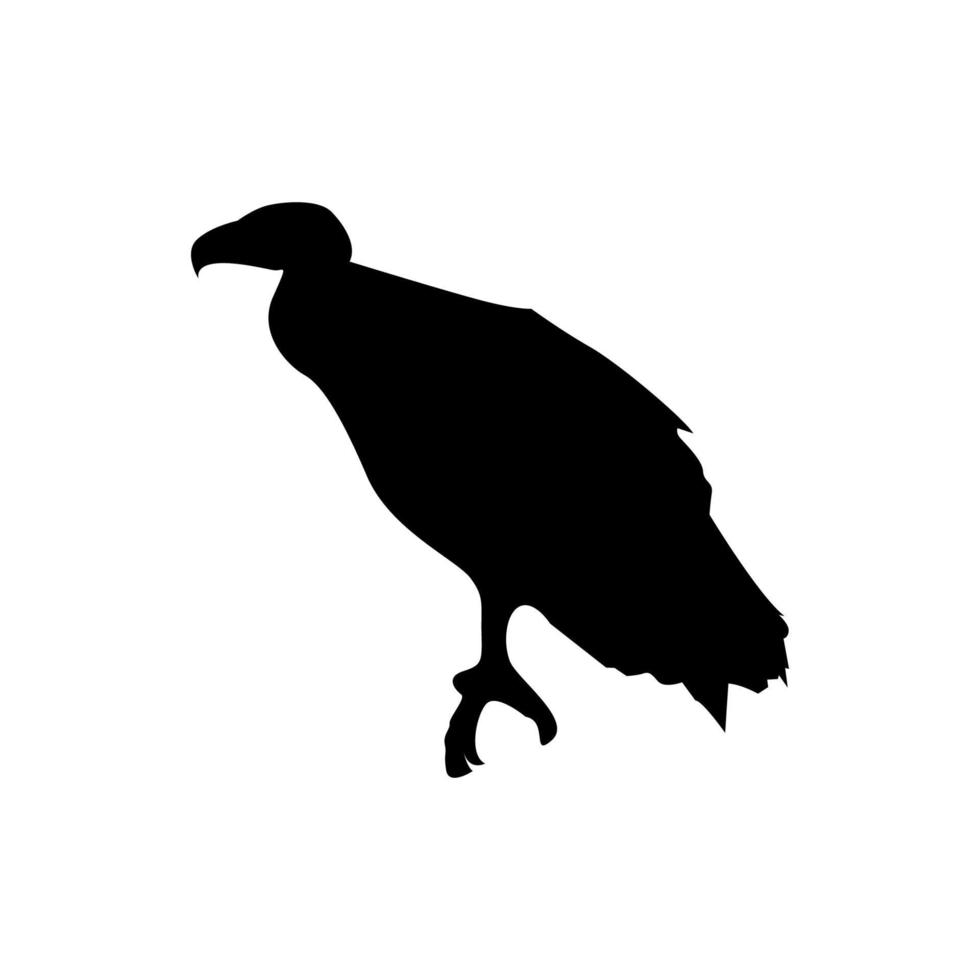 Silhouette eines Vogels, Silhouette von Geiern, Geier vektor