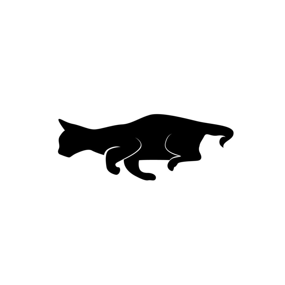 katt siluett vektor, svart katt siluett, katt vektor
