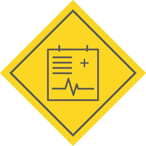 medizinisches Diagramm-Ikonendesign vektor