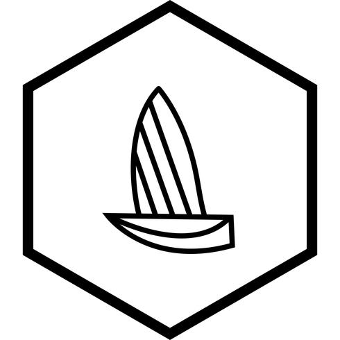 Yacht-Icon-Design vektor