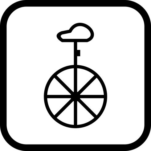Einrad Icon Design vektor