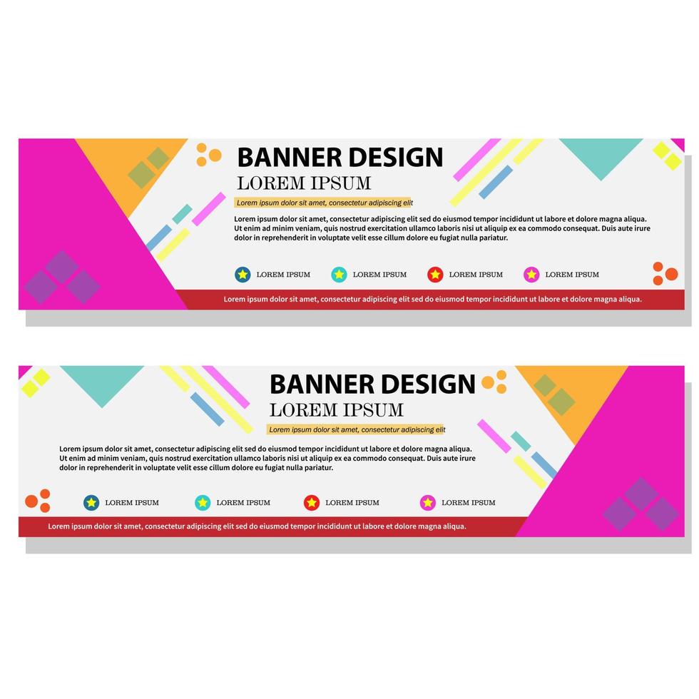 modern banner design. banner mall. banner set. vektor