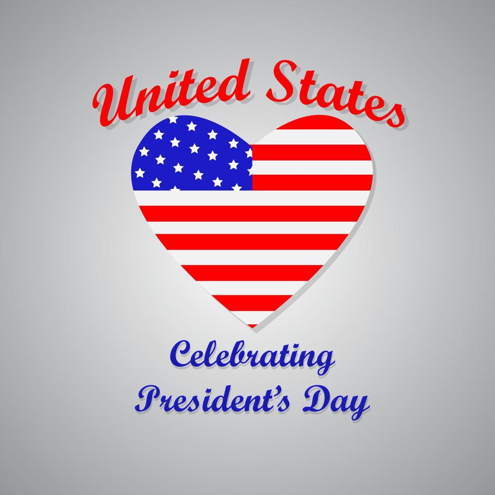glad presidentens dag illustration. glad presidentens dag vektor. firar presidentens dag. vektor