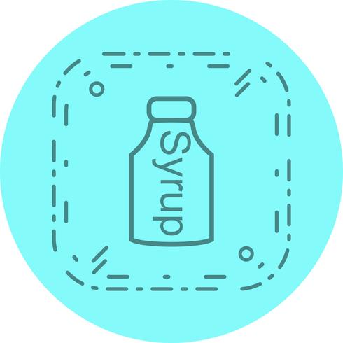 Sirup-Icon-Design vektor