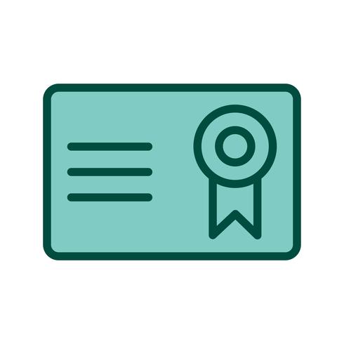 Certifikat Icon Design vektor