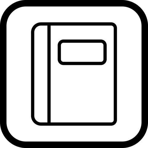 Notebook-Icon-Design vektor